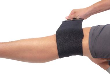 Applied knee sleeve