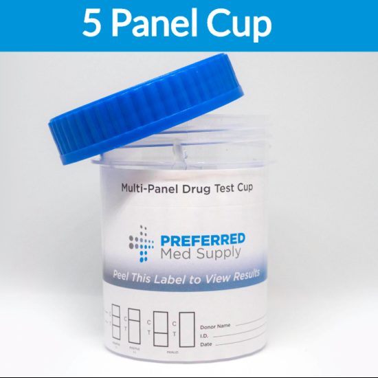 5 panel drug cup
