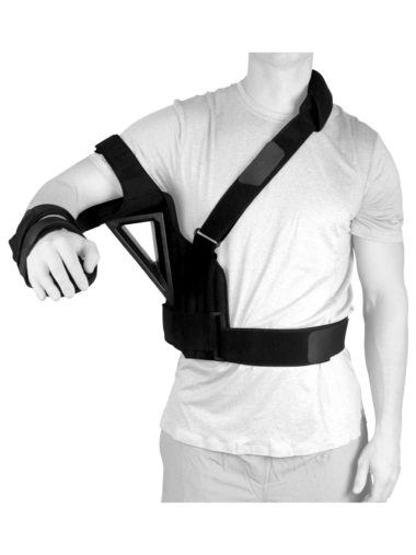 shoulder brace with abduction