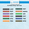 12 Panel Drug Test Cup | #1 Best Drug Test Cup | MTD, AMP, BUP, BZO, COC, EtG, FYL, MDMA, MET, OPI, OXY, THC - Image 2